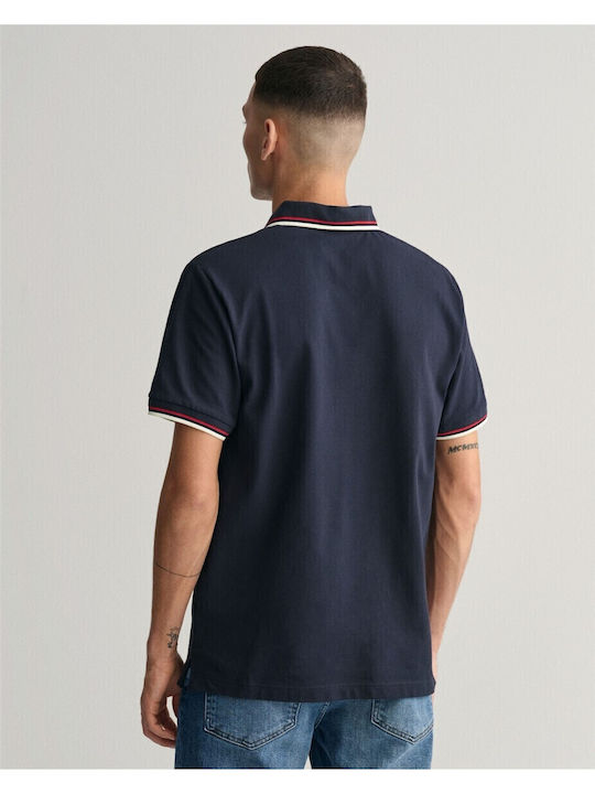 Pique Polo T-shirt Navy Blue