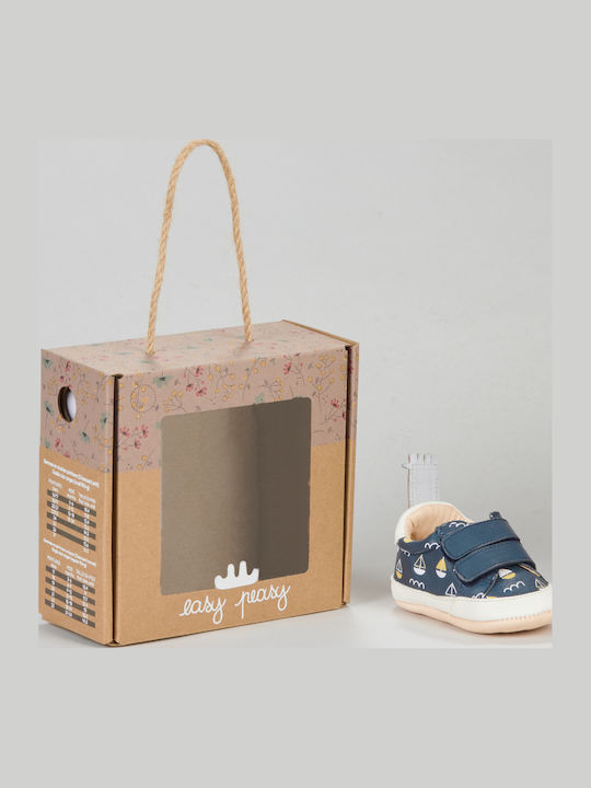 Easy Peasy Βρεφικά Sneakers Αγκαλιάς Μπλε