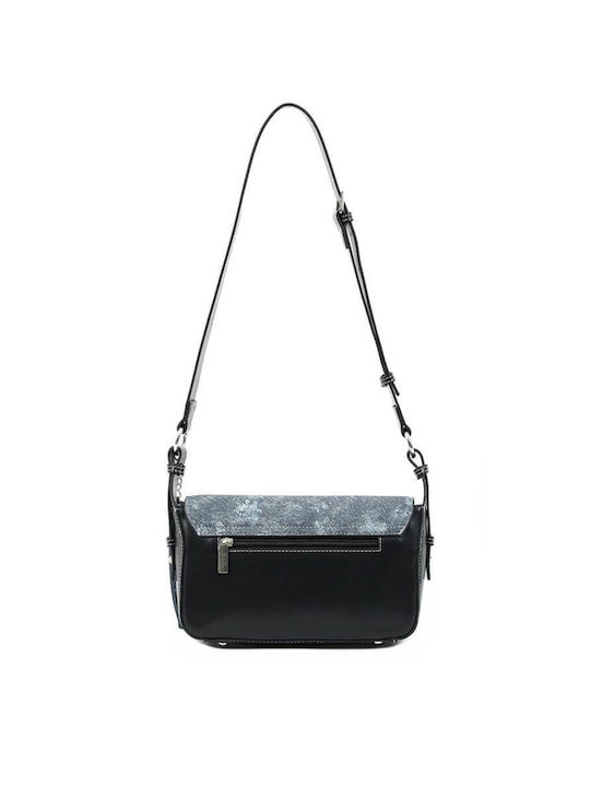 Doca Damen Tasche Crossbody Schwarz