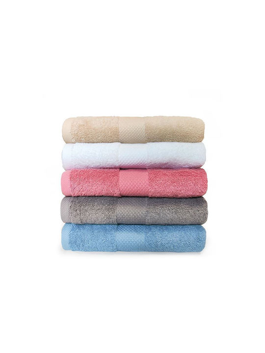 Nef-Nef Homeware 3pc Bath Towel Set Delight Pink Weight 500gr/m²