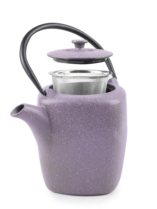 Ibili Τσαγιέρα με Φίλτρο Μαντεμένια Μωβ 1100ml