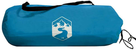 vidaXL Summer Camping Tent Teepee Blue with Double Cloth for 1 Person 255x153x119cm