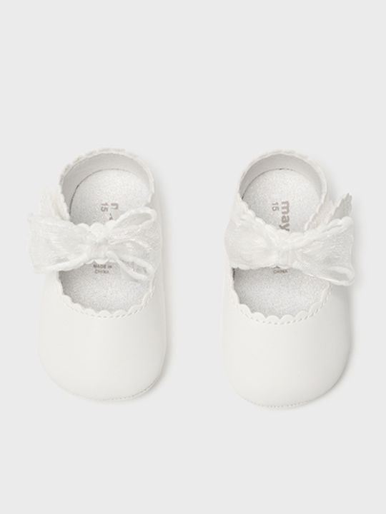 Mayoral Baby Ballerinas White