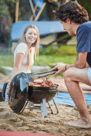 Napoleon Kettle Nk14k Portable Charcoal Grill Kettle with Lid 34cmx34cm