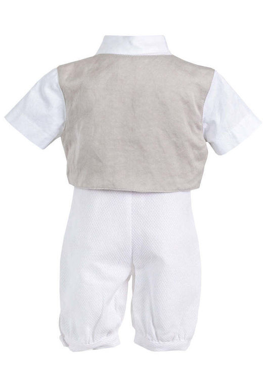 Designer's Cat Baptism Suit Beige 3 Pieces Designer's Cat Baptism Suit Beige 3 Pieces
