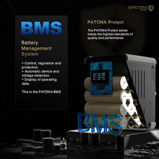 Patona Kamera Batterie Protect 13805 mit universeller Kompatibilität