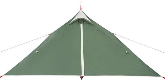 vidaXL Καλοκαιρινή Σκηνή Camping Teepee Πράσινη για 1 Άτομο 119x153x130εκ.