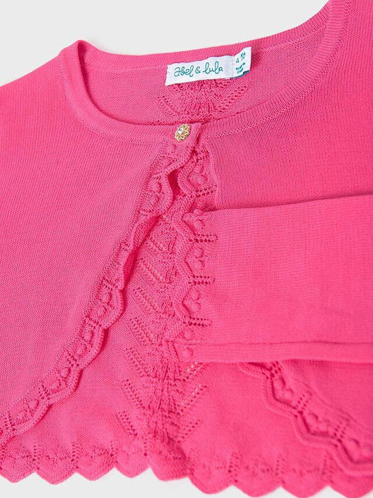 Kids Bolero Knitted Fuchsia