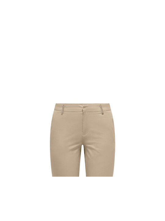 Only Women's Chino Trousers Beige