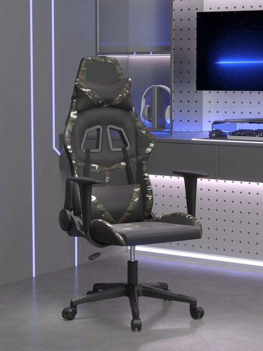 vidaXL 3143675 Καρέκλα Gaming Δερματίνης Μαύρη