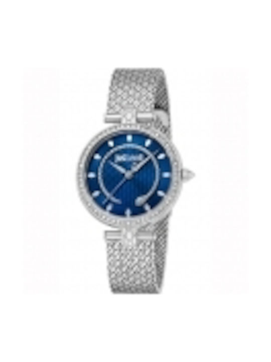 Just Cavalli Watch with Silver Metal Bracelet