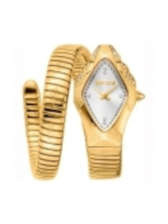 Just Cavalli Uhr mit Gold Metallarmband