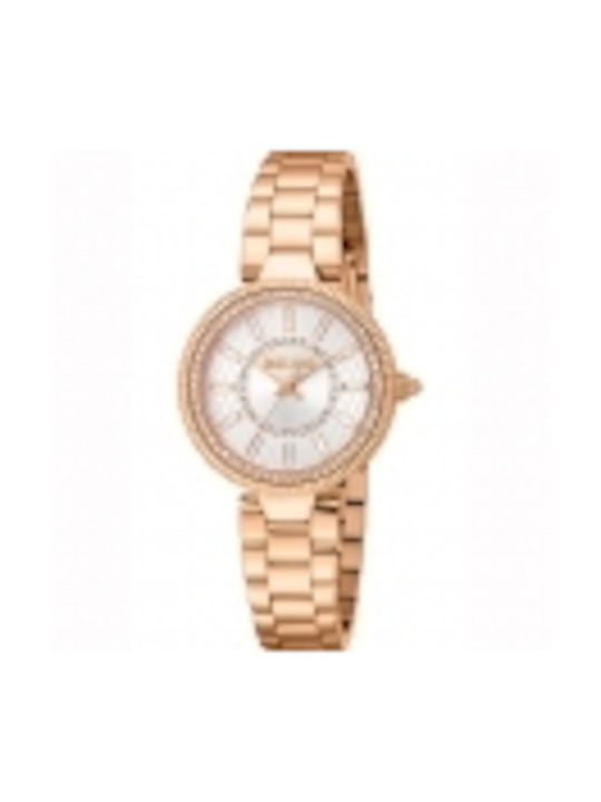 Just Cavalli Watch with Pink Gold Metal Bracelet