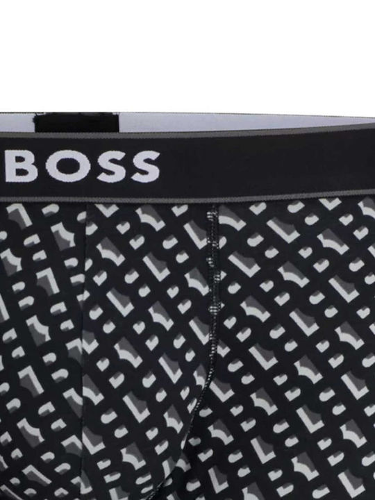 Hugo Boss Boxeri pentru bărbați Negru-gri 1Pachet