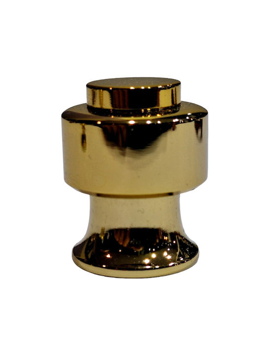 Eurofer Knob Furniture made of Metallic Gold-glossy 11793-000-BRZ2 1pcs