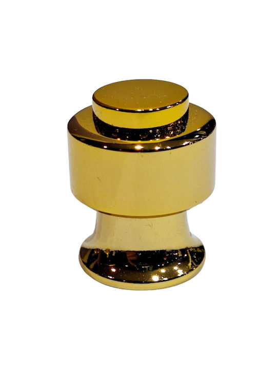 Eurofer Knob Furniture made of Metallic Gold-glossy 11793-000-BRZ2 1pcs