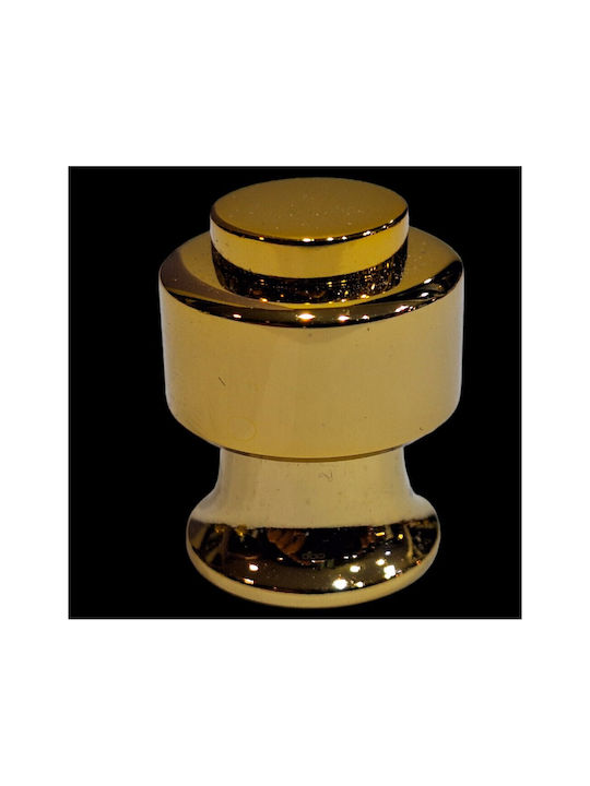 Eurofer Knob Furniture made of Metallic Gold-glossy 11793-000-BRZ2 1pcs