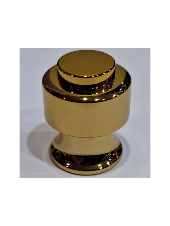 Eurofer Knob Furniture made of Metallic Gold-glossy 11793-000-BRZ2 1pcs