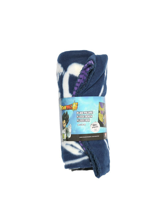 Toei Animation Blanket Fleece Dark Blue 100x140cm