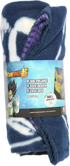 Toei Animation Blanket Fleece Dark Blue 100x140cm