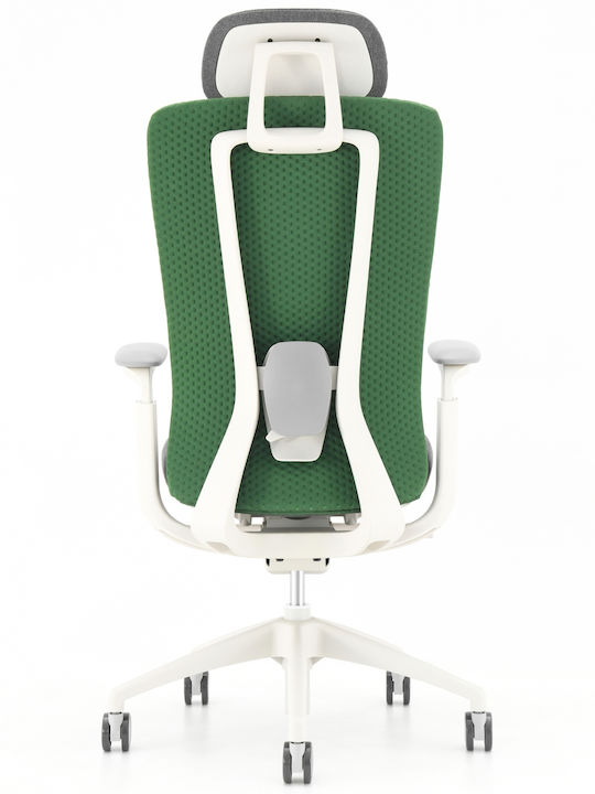 ErgoAction Action Chair Lux Office Chair with Adjustable Arms Green