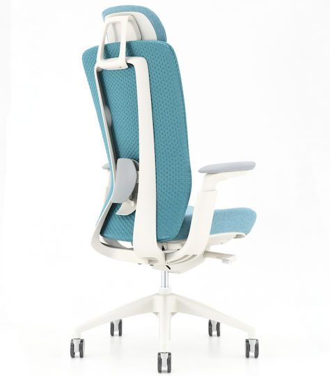 ErgoAction Action Chair Lux Office Chair with Adjustable Arms Green
