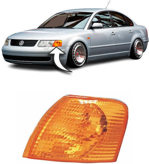 Front Turn Signal Light For Vw Passat 3b 96-00 Orange 2 Pieces Tyc