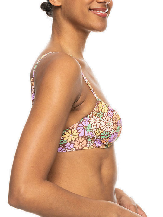 Bikini Bra All About Sol with Adjustable Straps Multicolour Floral