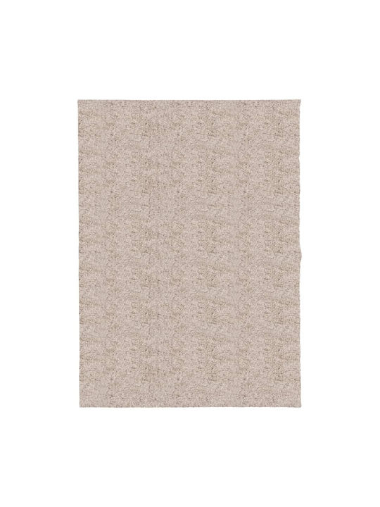 vidaXL Rug Rectangular Shaggy Beige