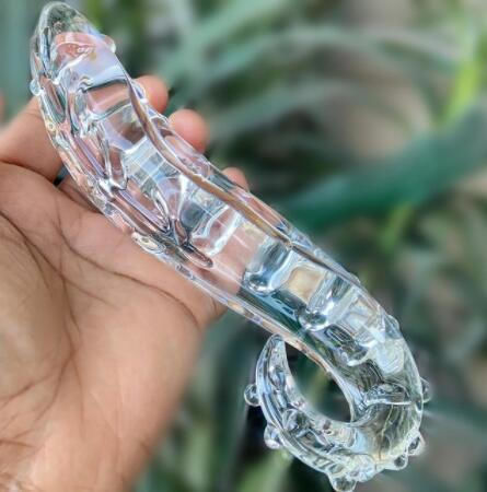 Passion Labs Γυάλινο Dildo Διάφανο