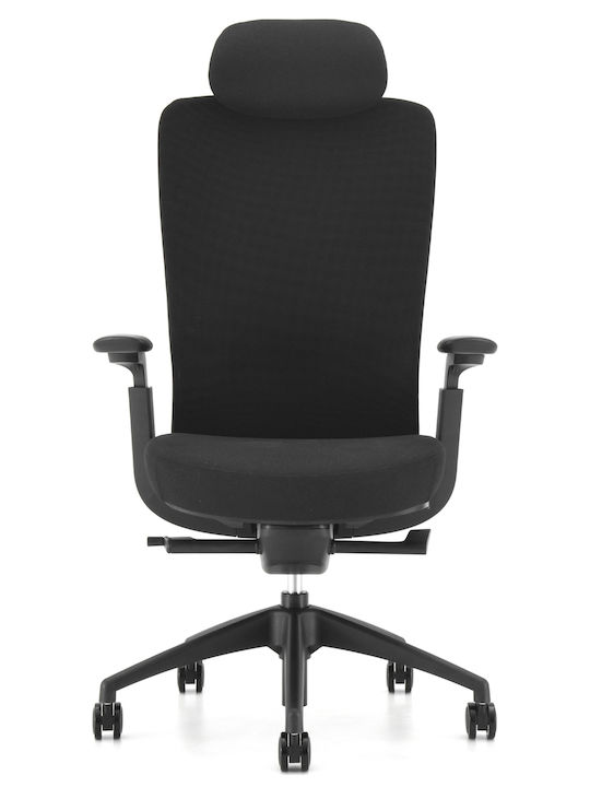 ErgoAction Action Plus Bürostuhl mit Neigen und Einstellbaren Armen Schwarz