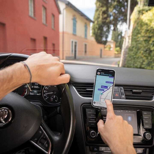 Spacecase Sc08 Magnetic Air Vent Car Holder - Магнитен държач за мобилни телефони / смартфони във вентилационната система на автомобила - черен (5905719039011) 118787