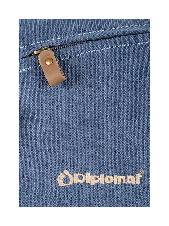 Diplomat Ανδρική Τσάντα Ώμου / Χιαστί Μπλε