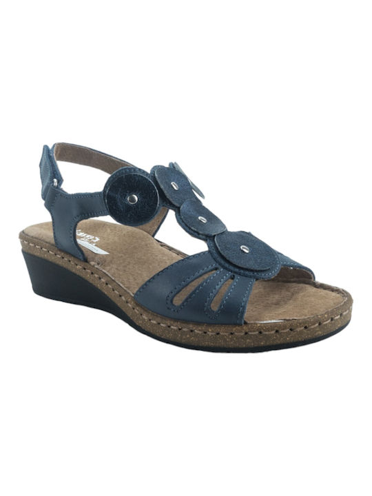 Adam's Shoes Women's Platform Shoes Blue