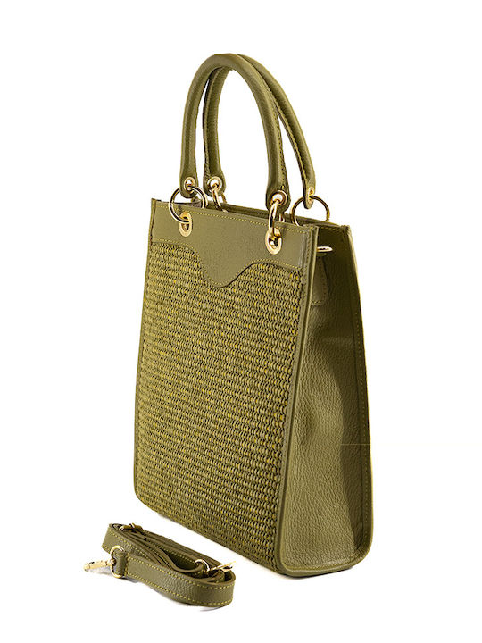 Leather Bags Leather Women's Bag Shoulder Green