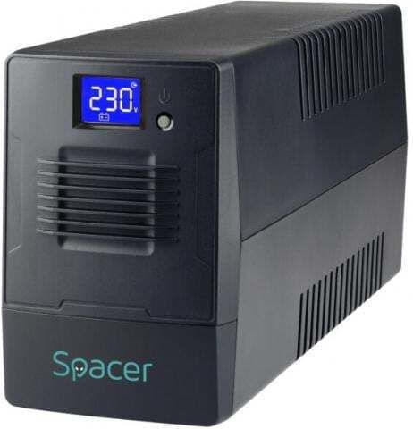 Spacer SPUP-600D-LIT01 UPS (VI) Интерактивна Линия 600VA 360W с 2 Schuko AC Гнезда