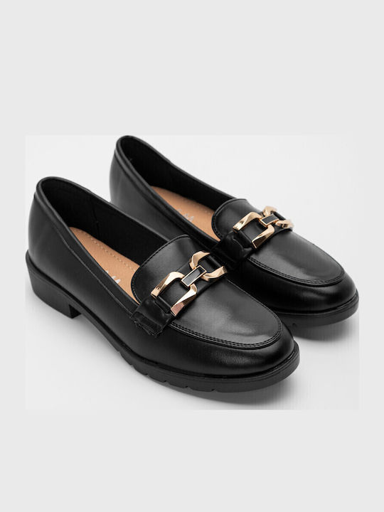 Γυναικεία Loafers σε Μαύρο Χρώμα