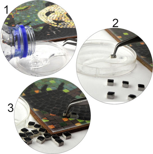 Alea Mosaic Diy Art Kit Square Mosaic With Authentic Mosaics 20x20cm New York 204030 New