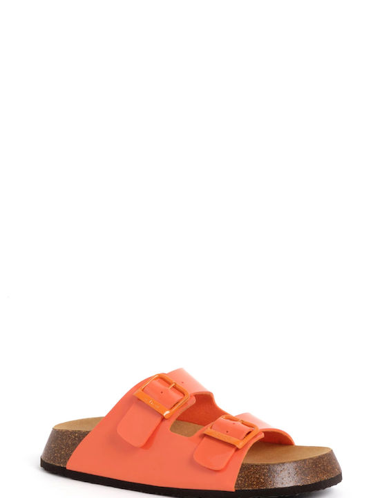 Scholl Synthetic Leather Women's Sandals Orange