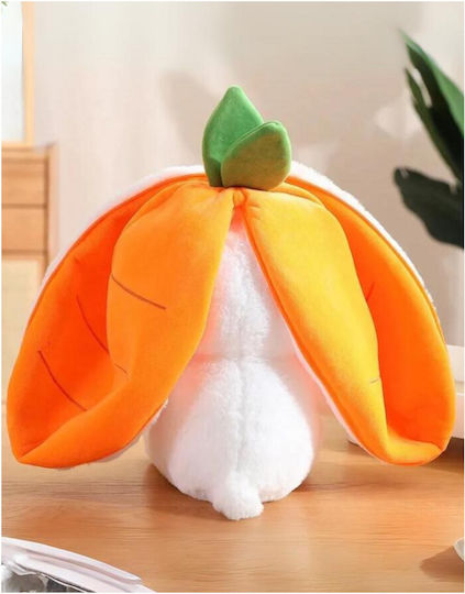 Iepuraș de pluș Portocaliu 26 cm.