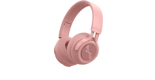 Tellur Feel Ασύρματα / Ενσύρματα Over Ear Ακουστικά με 15 ώρες Λειτουργίας Ροζ
