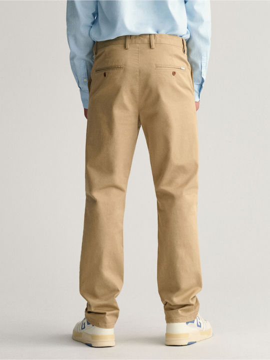 Gant Pantaloni copii DARK KHAKI -