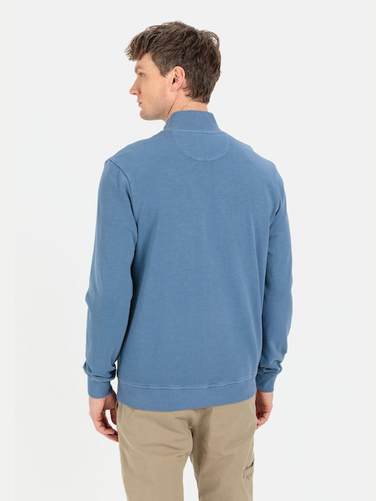 Camel Active Men's Sweatshirt Jacket Light Blue