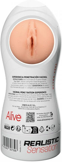 Alive - Maxi Flex Masturbator masculin vaginal de sex masculin Dimensiunea L