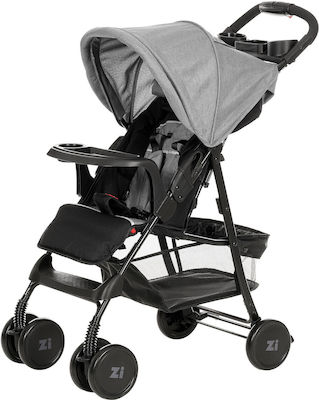 Zizito Switzerland Adel Regenschirm Kinderwagen Geeignet ab 6+ Monaten Gray 5.9kg