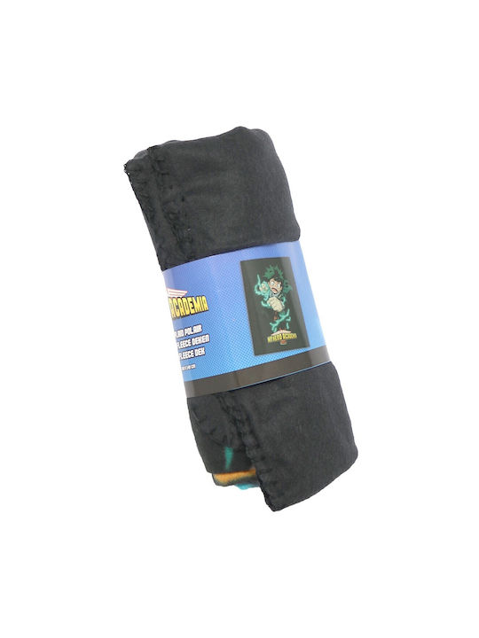 Aymax Κουβέρτα Fleece Μαύρο 100x140εκ.