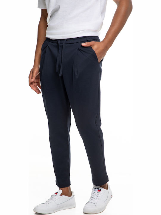 Jenoa Trousers Elastic Blue