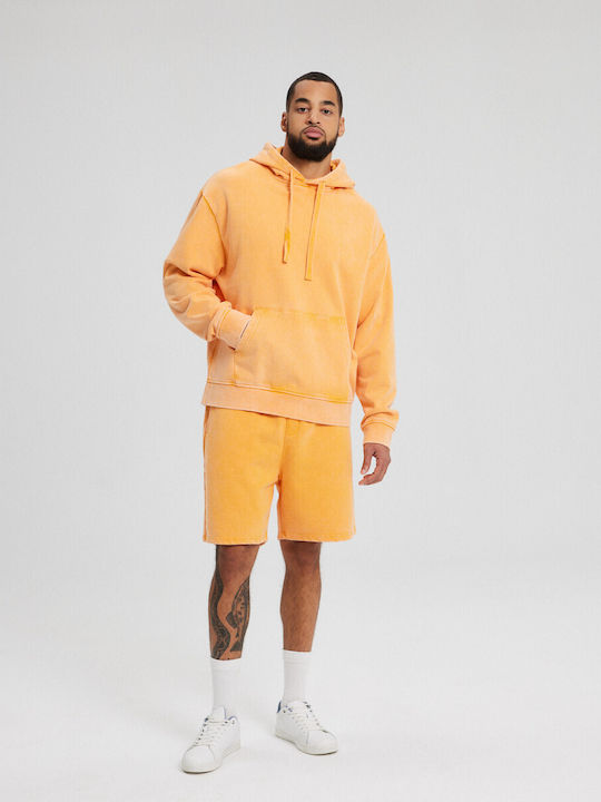 Diverse System Men's Sweatshirt with Hood Yellow