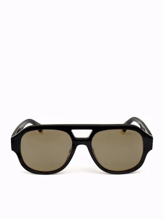 Oscar & Frank Men's Sunglasses with Black Plastic Frame and Black Lens 051BL-MONOCHROME-PHOTOCHROMIC