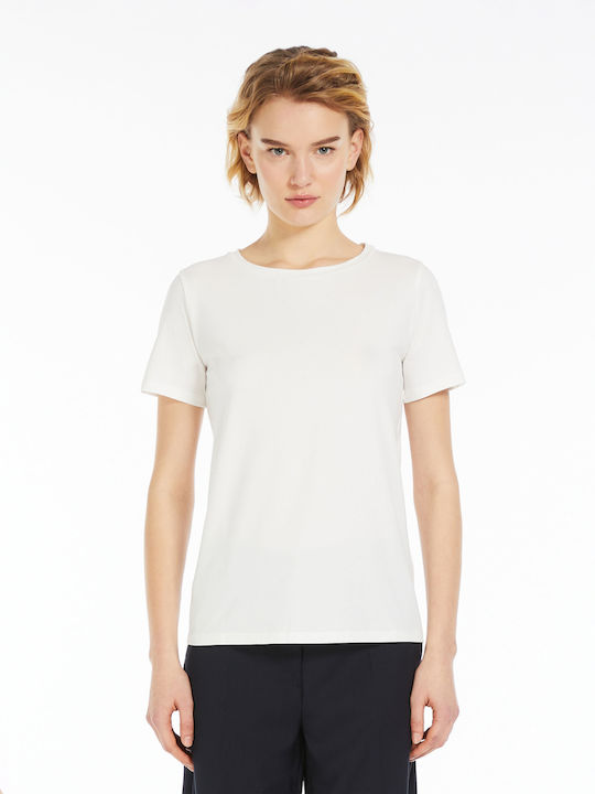 Max Mara Damen T-shirt Weiß